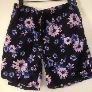 Mens Huf Hybrid Swim Active Shorts - Size Medium